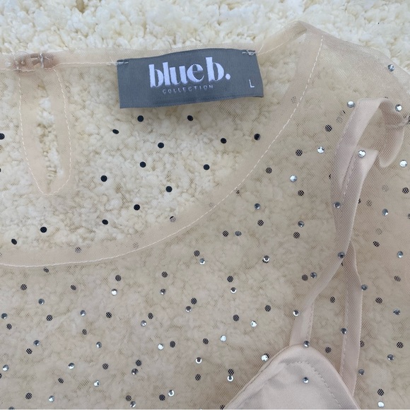 Rhinestone Studded Shift Dress - Picture 3 of 4